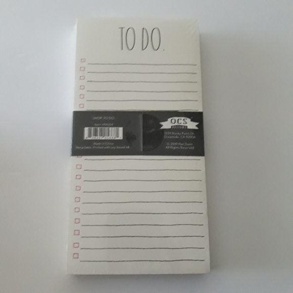 (New) Rae Dunn Pen Set & Notepad Set - Picture 2 of 7